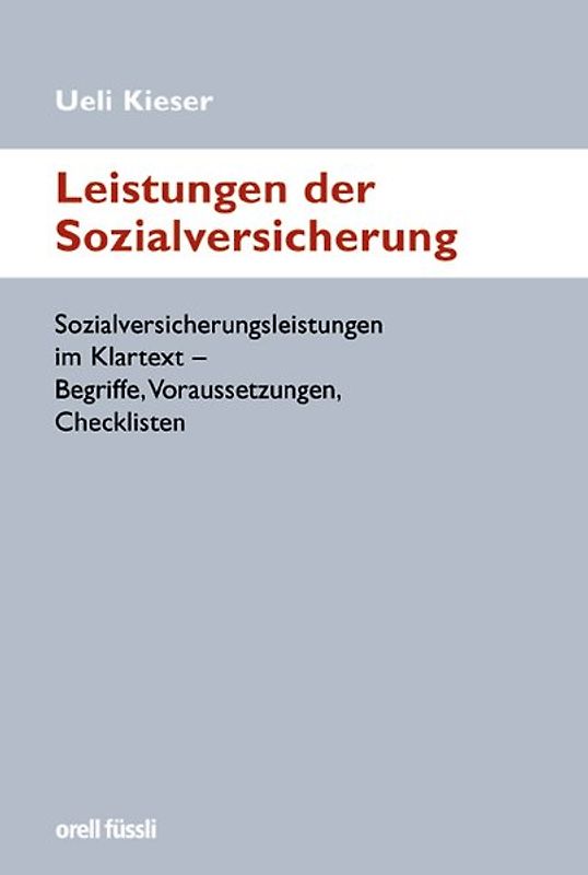 Leistungen der Sozialversicherung