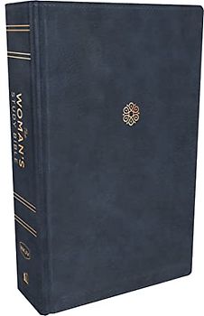 NKJV, The Woman's Study Bible, Leathersoft, Blue, Red Letter, Full-Color Edition: Receiving God's Truth for Balance, Hope, and Transformation
