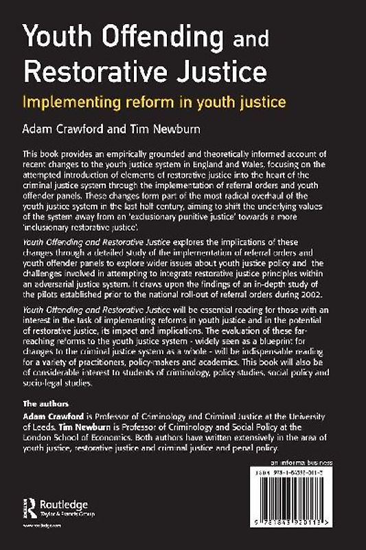 Youth Offending and Restorative Justice