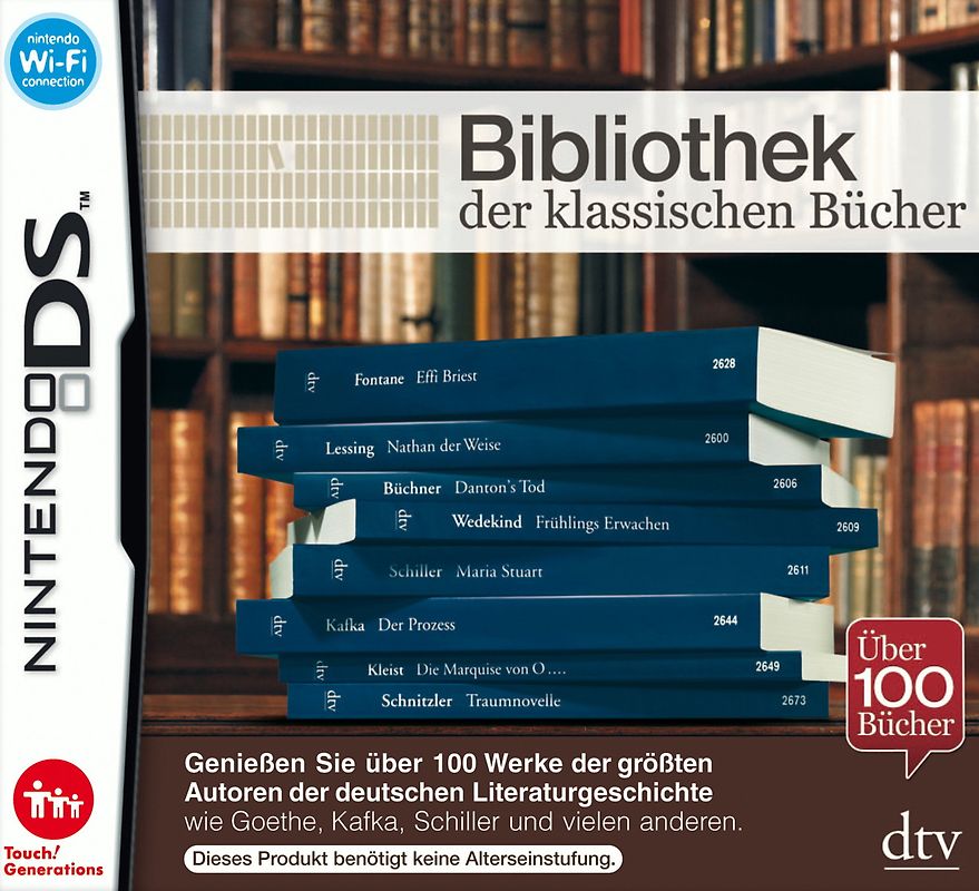 Bibliothek der klassischen Bücher Nintendo DS