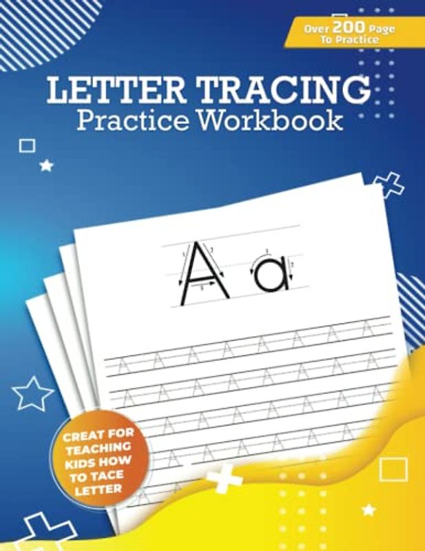Letter Tracing Practice Workbook: Alphabet Handwriting Practice workbook for kids: Preschool writing Workbook with Sight words for Pre K, Kindergarten ... Preschool & Kindergarten). 8.5 x 11 inches
