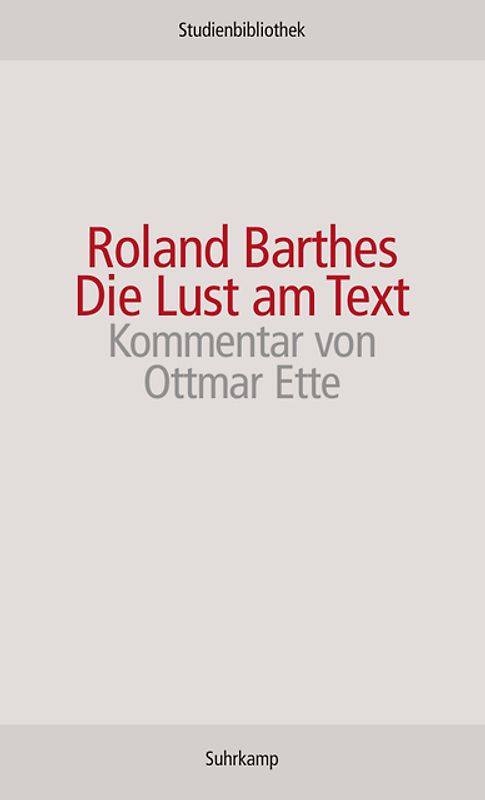 Die Lust am Text