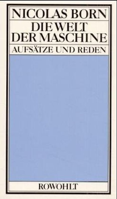 Die Welt der Maschine