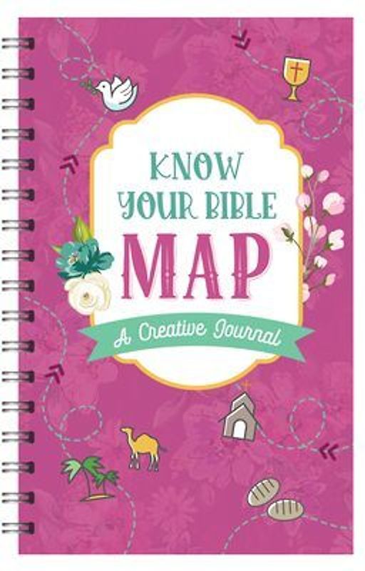 Know Your Bible Map [Women's Cover]: A Creative Journal
