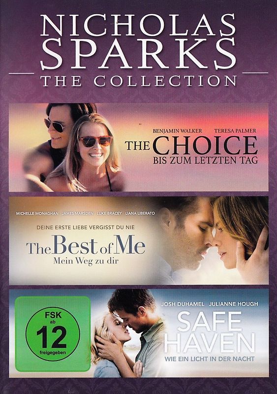 Nicholas Sparks - The Collection [3 DVDs] DVD