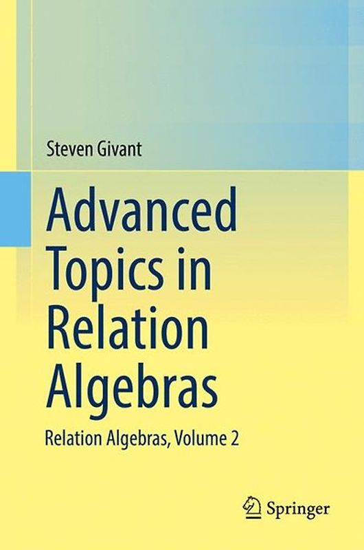 Advanced Topics in Relation Algebras
