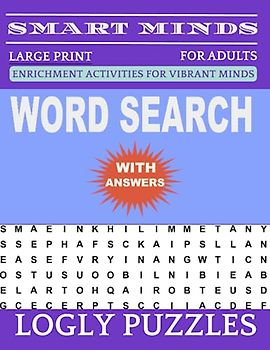 Word Search Book Large Print for Adults: 2400+ words New Fun and Relaxing Puzzles Book for Adults & Seniors with Answers Key