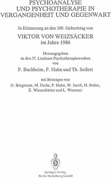 Psychoanalyse und Psychotherapie in der Vergangenheit und Gegenwart