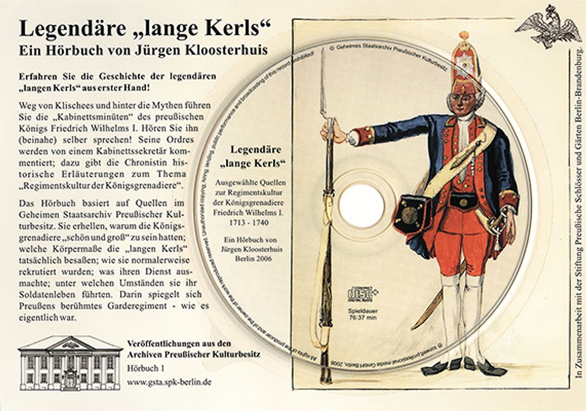 Legendäre "lange Kerls". Ein Hörbuch von Jürgen Kloosterhuis