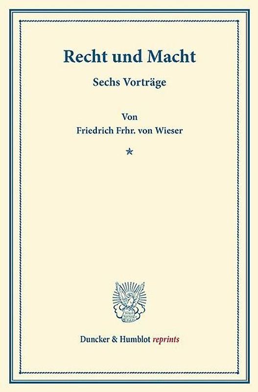 Recht und Macht.