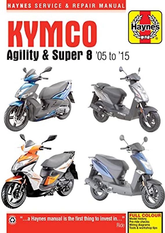 Kymco Agility & Super 8 Scooters (05 - 15)