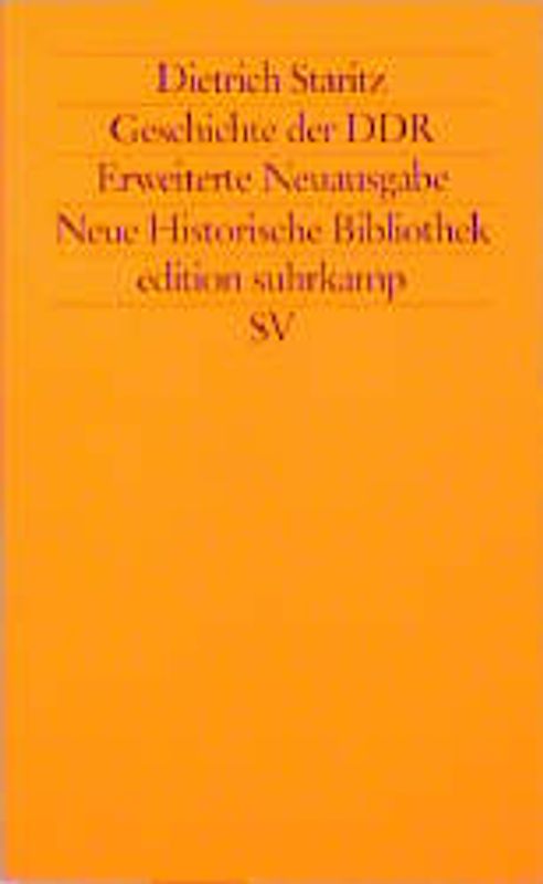 Moderne Deutsche Geschichte (MDG). Von der Reformation bis zur Wiedervereinigung / Geschichte der DDR