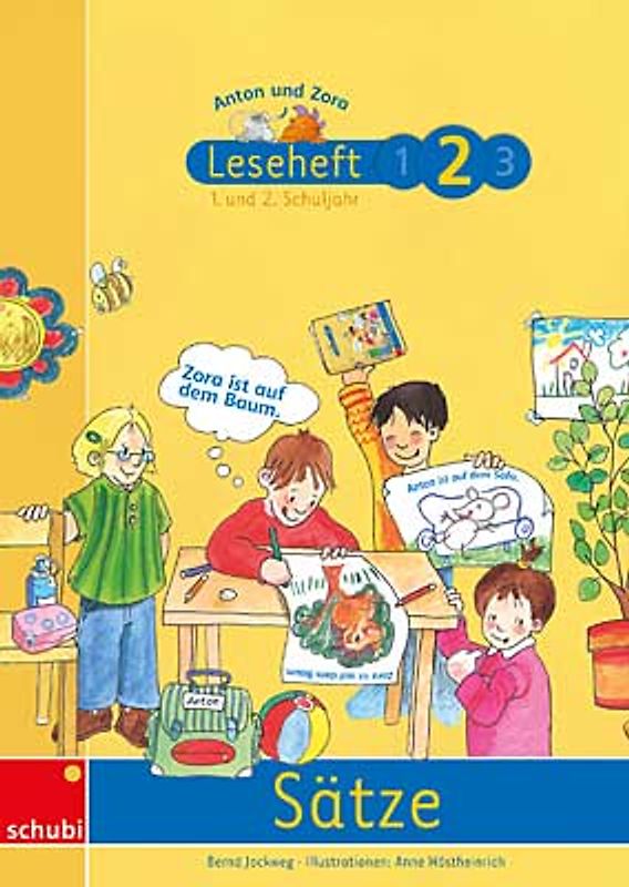 Anton & Zora / Leseheft 2: Sätze. Das flexible 2-Jahres-Konzept - Erstschreiben - Erstlesen - Werkstattunterricht