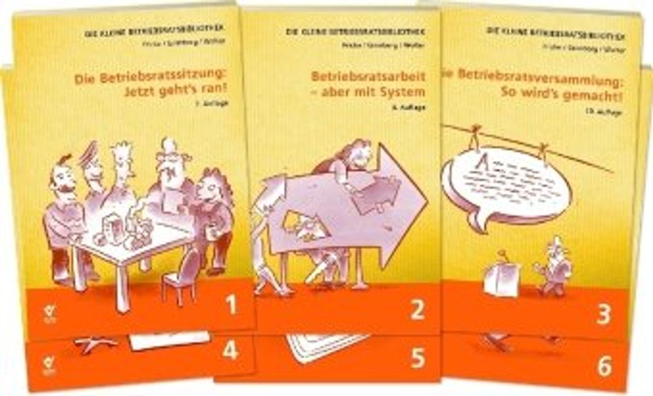 Die Kleine Betriebsratsbibliothek - Band 1-6