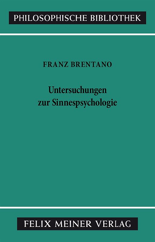 Untersuchungen zur Sinnespsychologie
