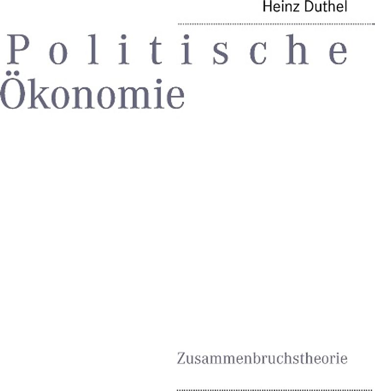 Politische Ökonomie