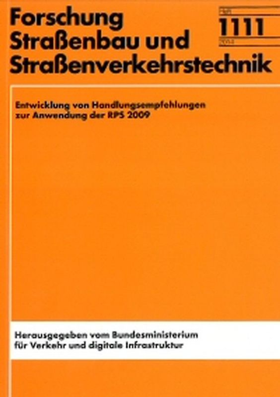 Entwicklung von Handlungsempfehlungen zur Anwendung der RPS 2009
