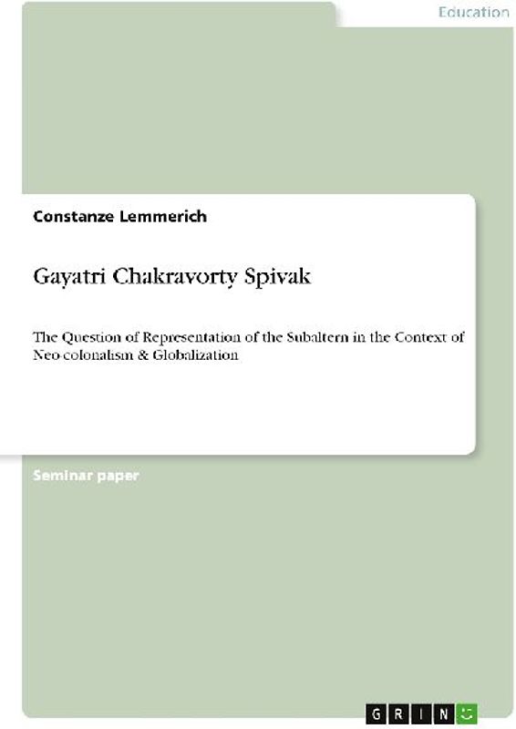 Gayatri Chakravorty Spivak