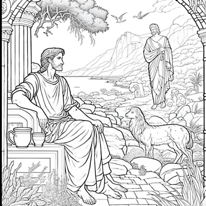 Beautiful Bible Colouring Pages: 30 Beautiful Bible Colouring Pages For Adults and Children