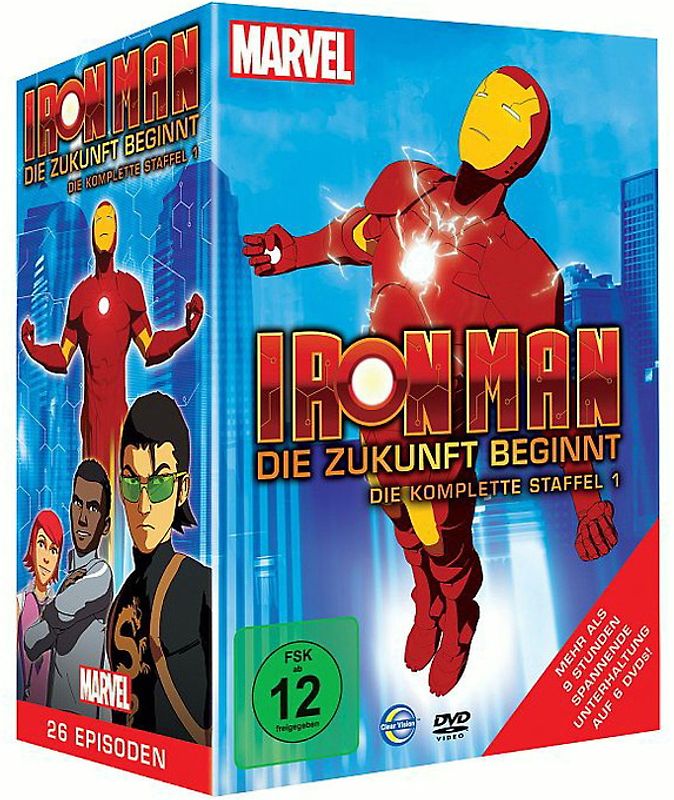 Iron Man: Die Zukunft beginnt - Komplette Staffel 1 [6 DVDs] DVD