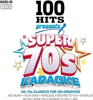 Karaoke - 100 Hits Super 70's [5 CDs]