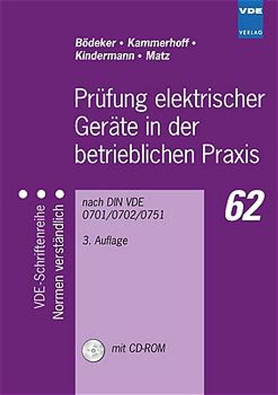 Prüfung elektrischer Gräte in der betrieblichen Praxis