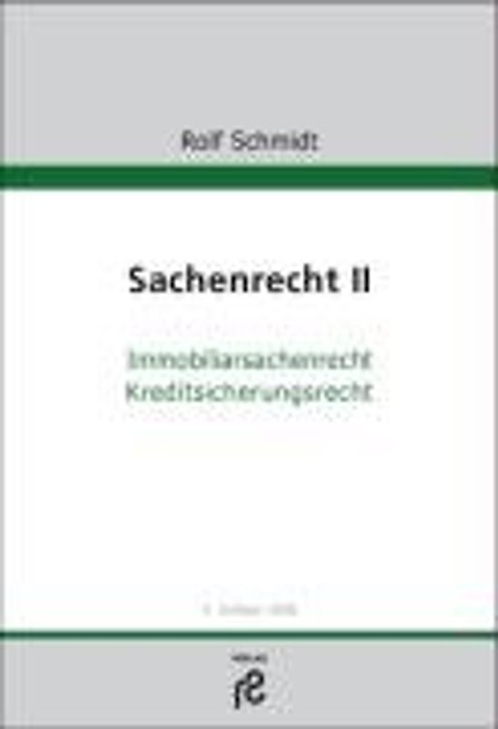 Sachenrecht II
