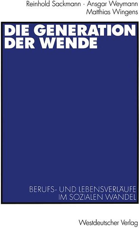 Die Generation der Wende