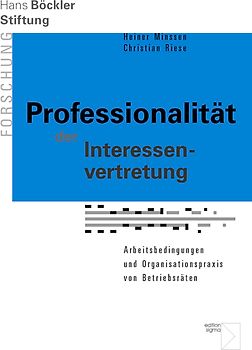 Professionalität der Interessenvertretung
