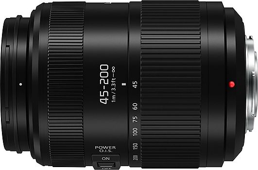 Panasonic Lumix G VARIO 45-200 mm F4.0-5.6 II O.I.S 52 mm Objectif (adapté à Micro Four Thirds) noir