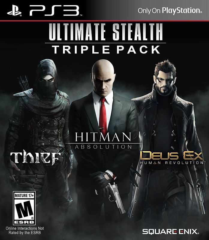 Ultimate Stealth Triple Pack: Hitman: Absolution / Thief / Deus Ex: Human Revolution [Internationale Version] PlayStation 3