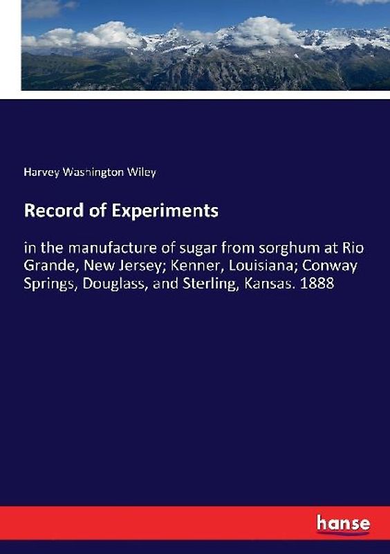 Record of Experiments