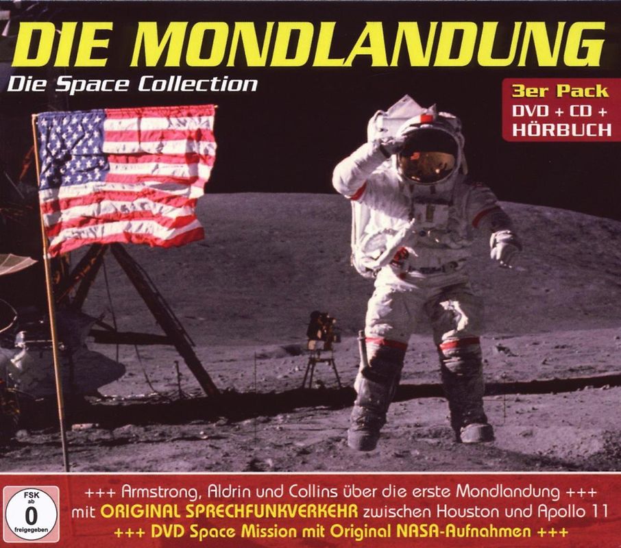 Die Mondlandung - Space Collection (+ Audio-CD) (+ Hörbuch) DVD