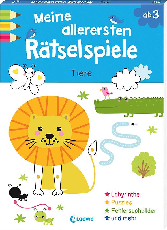 Meine allerersten Rätselspiele - Tiere