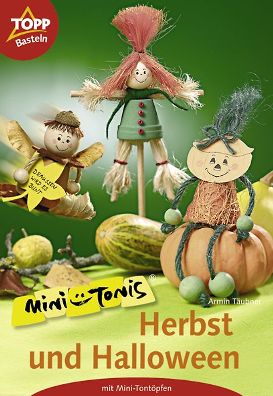 Mini-Tonis Herbst und Halloween. Mini-Tontöpfe