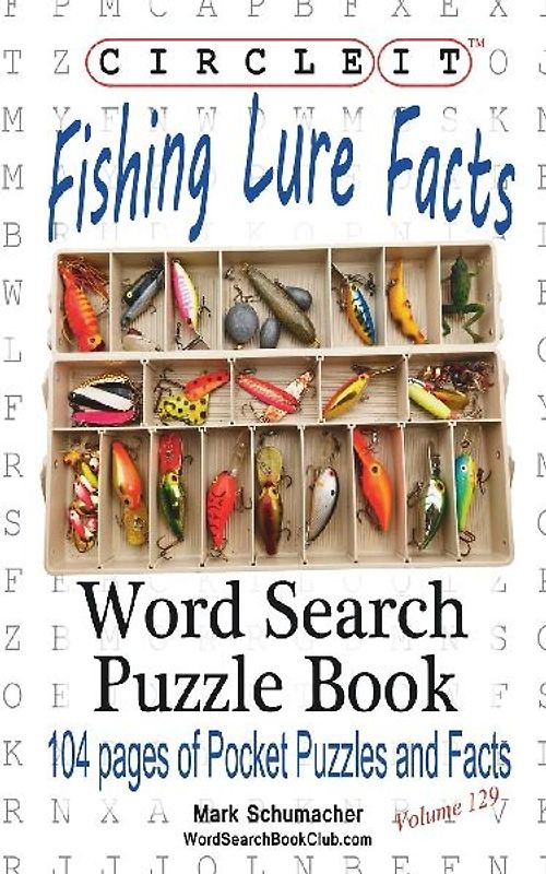 Circle It, Fishing Lure Facts, Word Search, Puzzle Book