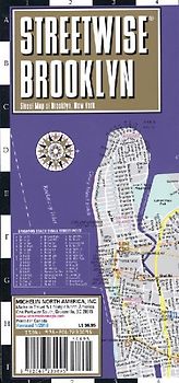 Streetwise Brooklyn Map - Laminated City Center Street Map of Brooklyn, New York