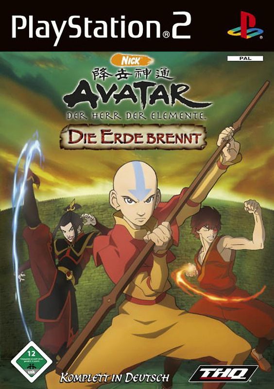 Avatar: Der Herr der Elemente - Die Erde brennt PlayStation 2