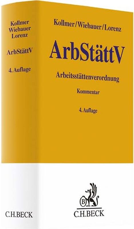 Gelbe Erläuterungsbücher / Arbeitsstättenverordnung (ArbStättV)
