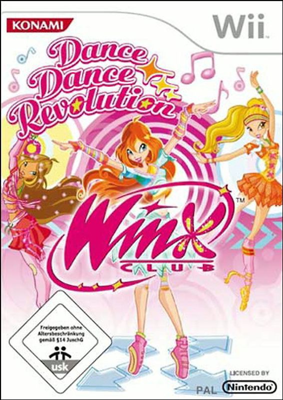 Dance Dance Revolution Winx Club Nintendo Wii