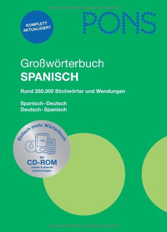 PONS Großwörterbuch Spanisch