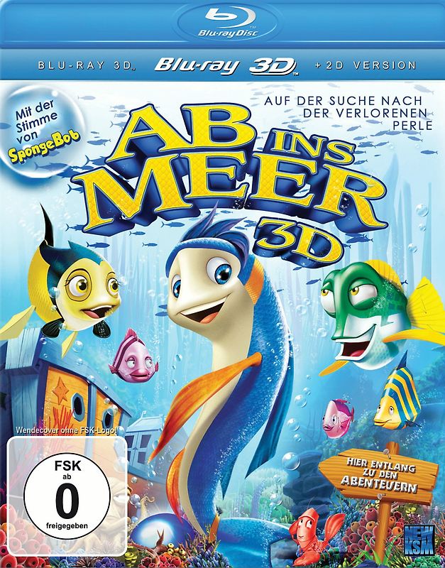 Ab ins Meer - Auf der Suche nach der verlorenen Perle 3D 3D Blu-ray Disc