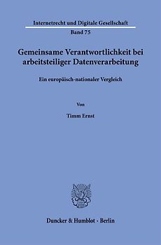 Gemeinsame Verantwortlichkeit bei arbeitsteiliger Datenverarbeitung