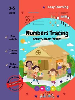 Number Tracing Book For Kids Ages 3-5: Color and Trace Numbers | Tracing Numbers Workbook For Preschoolers & Kindergarten | Number Practice Book for ... and Toddler | Toddler Tracing Books Ages 3-5