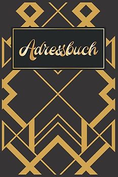 Adress Telefonbuch: Telefonbuch || Adressbuch A5 Mit Register A-z - || Schwarz & Gold Adressen Buch fur Senioren || Große Schrift Geschenk Mutter 70