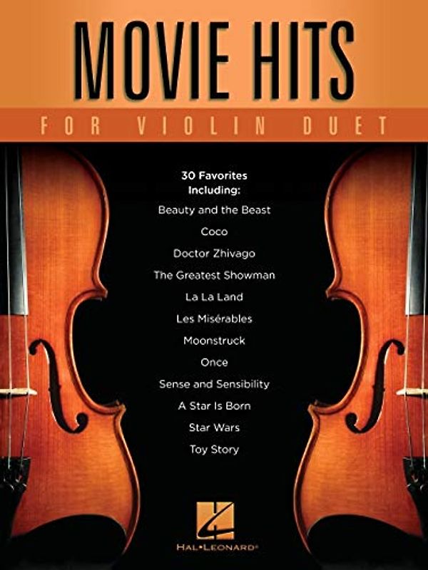 Movie Hits for Violin Duet