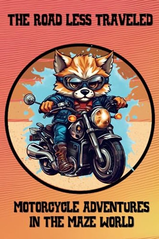 The Road Less Traveled, Motorcycle Adventures in the Maze World: A Stress-Relieving and Relaxing Experience for Motorcycle Enthusiasts, Teens and Adults, 100 Mazes
