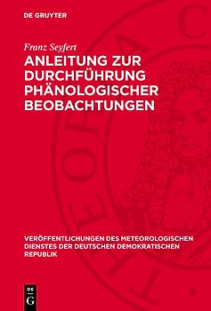 Anleitung zur Durchführung phänologischer Beobachtungen