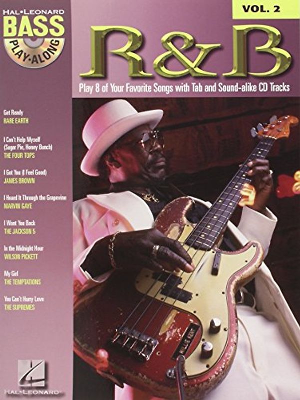 Bass Play Along Volume 2 R & B Bass Guitar Bgtr Book/Cd (Hal Leonard Bass Play-Along) - Various