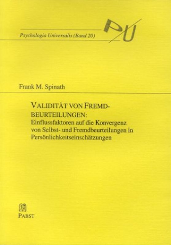 Validität von Fremdbeurteilungen